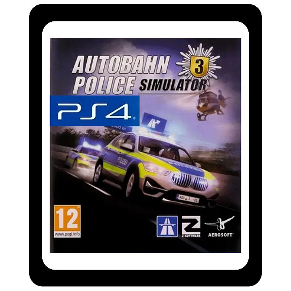 Autobahn Police Simulator 3 Ps4 Mídia Digital