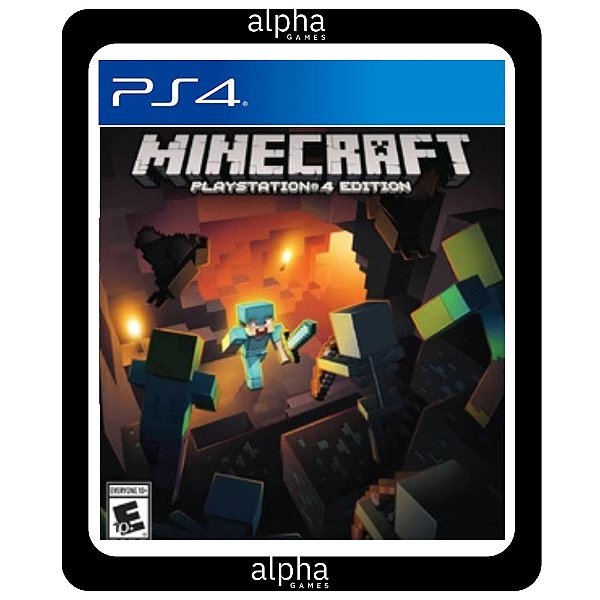 Jogo Minecraft PS4 Mídia Digital