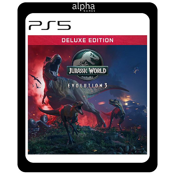 Jurassic World Evolution 3 Deluxe Ps5 Mídia Digital