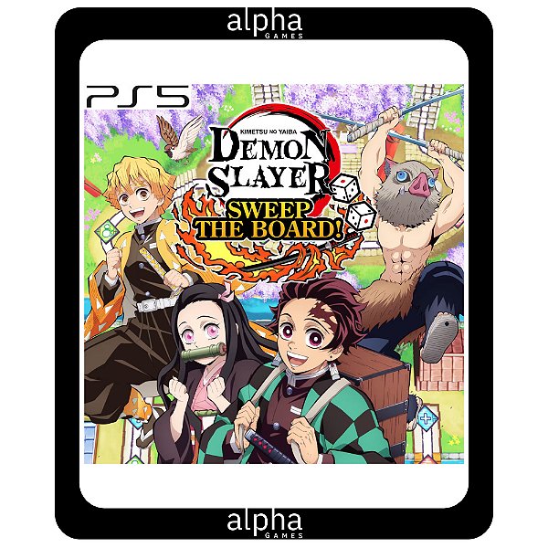 Demon Slayer Kimetsu no Yaiba Sweep the Board PS5 Mídia Digital