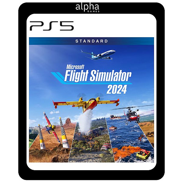 Microsoft Flight Simulator 2024 PS5 Mídia Digital