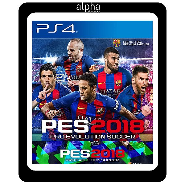 PES 18 2018 Pro Evolution Soccer Português Ps4 Mídia Digital