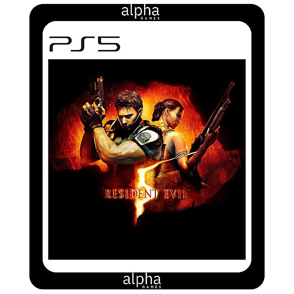 RESIDENT EVIL 5 PS5 Mídia Digital