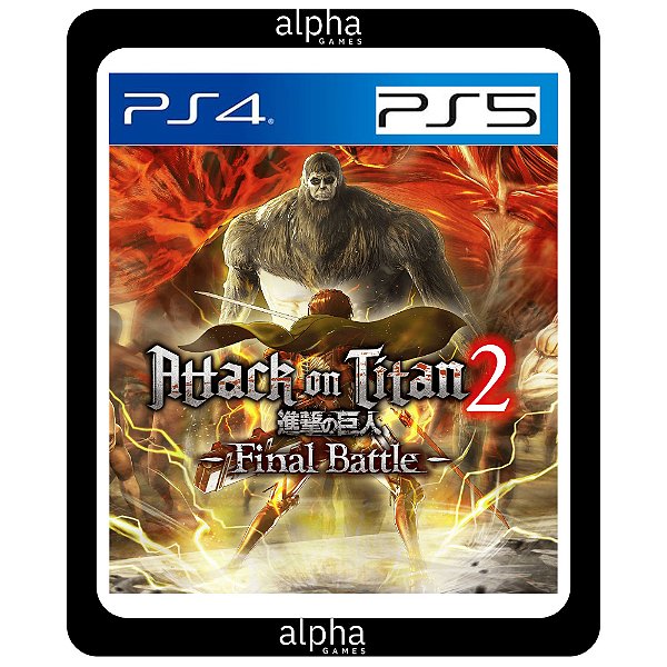 Attack on Titan 2: Final Battle PS4 e PS5 MÍDIA DIGITAL