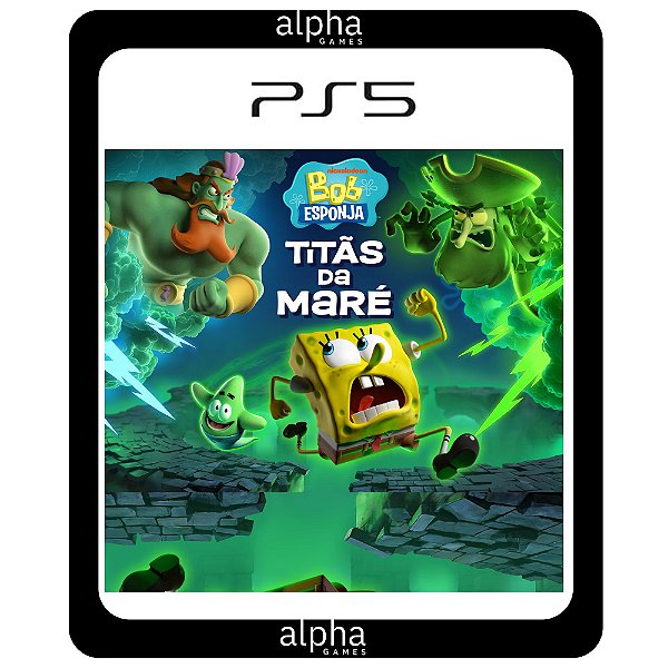 Bob Esponja Titãs da Maré Ps5 Mídia Digital