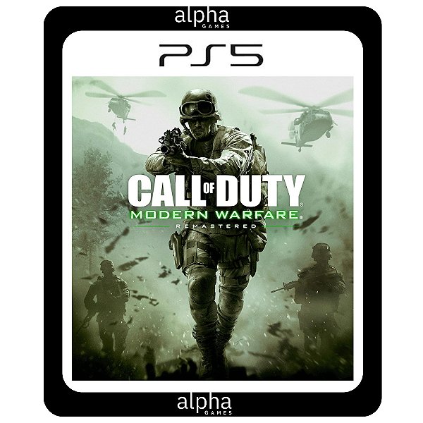 Call of Duty Modern Warfare Remastered PS5 Mídia Digital