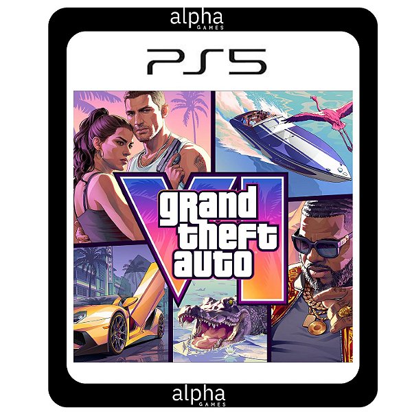 GTA 6 Ps5 Mídia Digital