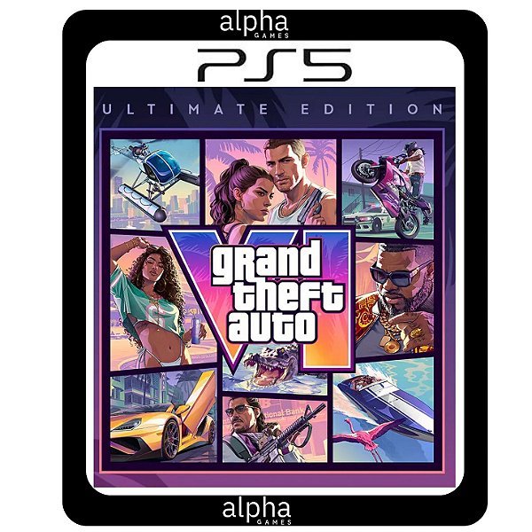 GTA 6 Ps5 Ultimate Edition Mídia Digital