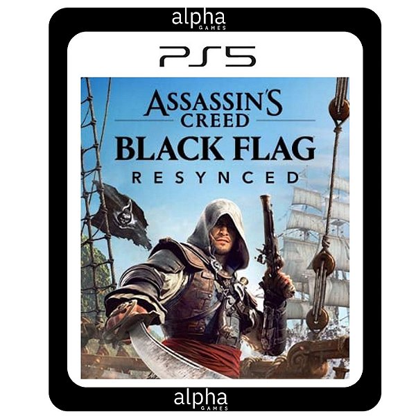 Assassin's Creed Black Flag Resynced PS5 Mídia Digital