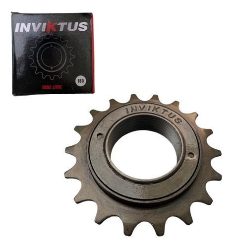 Roda Livre Catraca INVIKTUS Esferada Dourada 18 Dentes Ciclismo Bike BMX