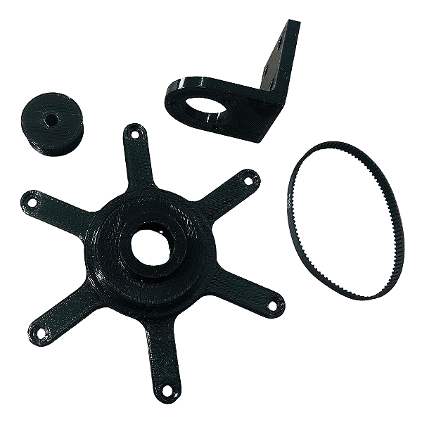 KIT 3D com Polias, Suporte Encoder e Correia GT2 6mm