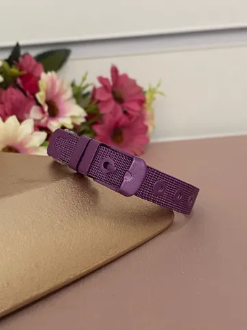 BRACELETE PULSEIRA RELÓGIO ROXO