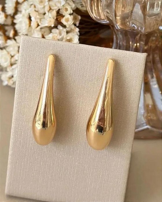 BRINCO DOURADO GOTA