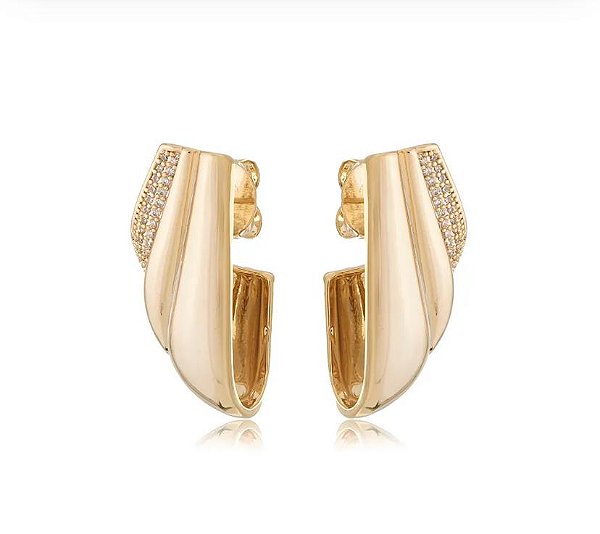 BRINCO DOURADO CRAVEJADO