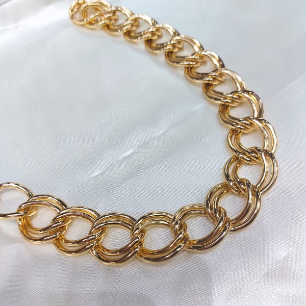 COLAR DOURADO ELO DUPLO