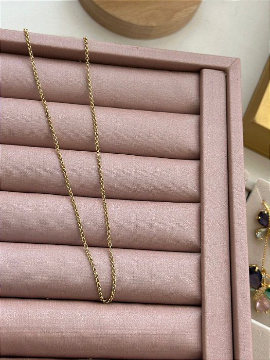COLAR DOURADO ELO PORTUGUES