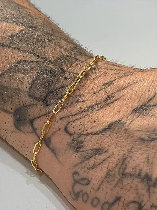 PULSEIRA DOURADA MASCULINA