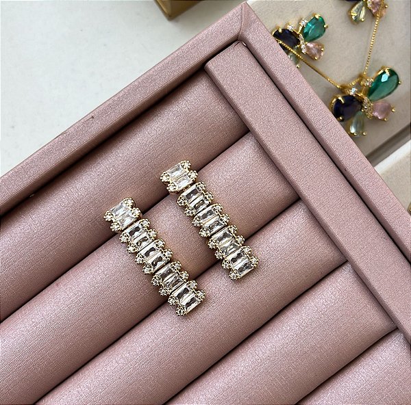 BRINCO DOURADO CRAVEJADO