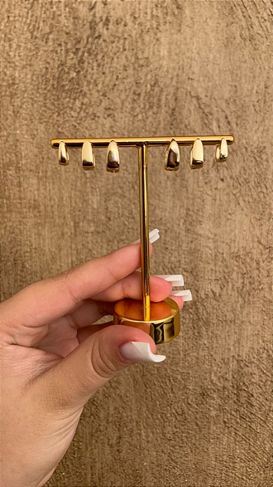 TRIO ARGOLAS TRIANGULAR OURO BANHO OURO