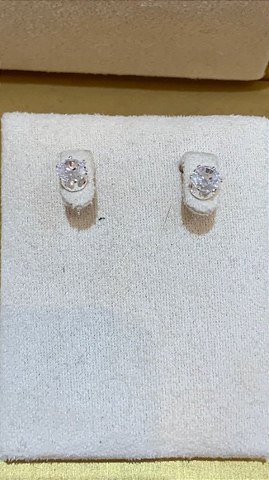 BRINCO PRATA ZIRCONIA