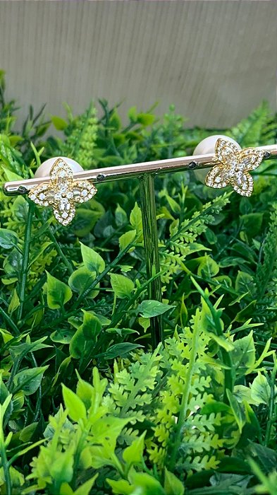 BRINCO FLOR COM FECHO PERÓLA