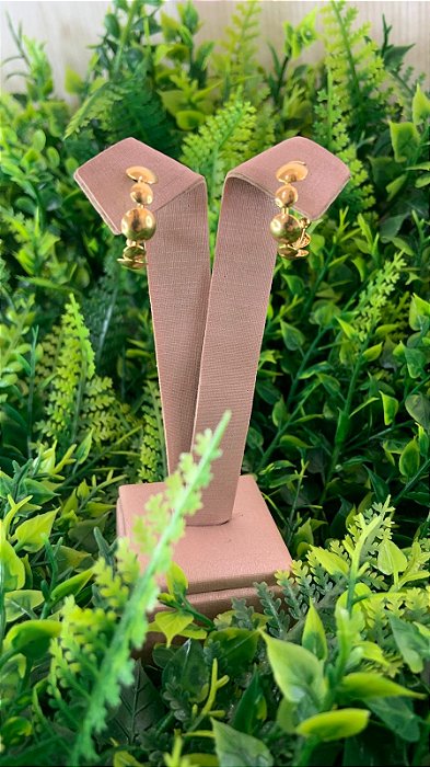 BRINCO TIPO ARGOLA DOURADO