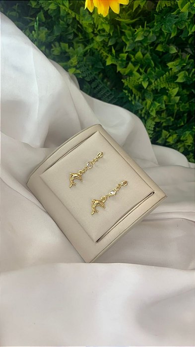 BRINCO GOLFINHO DOURADO