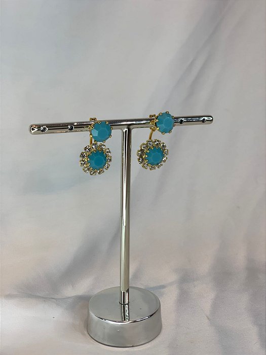 BRINCO AZUL DOURADO