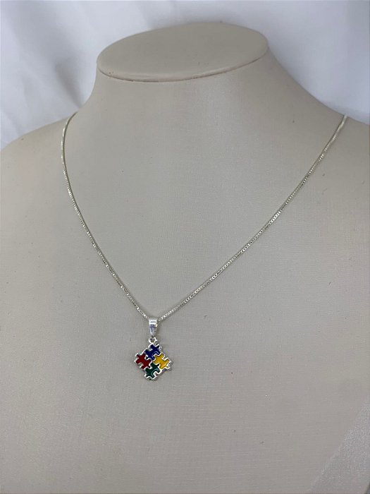 COLAR QUEBRA-CABEÇA COLORIDO