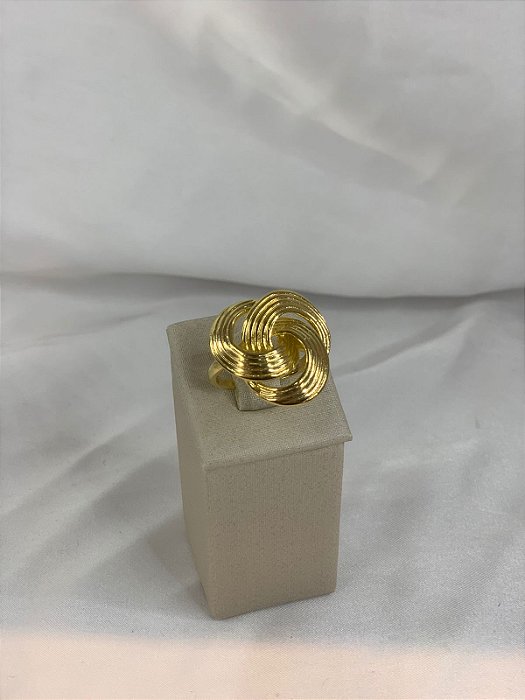 ANEL NÓ ORGANICO DOURADO
