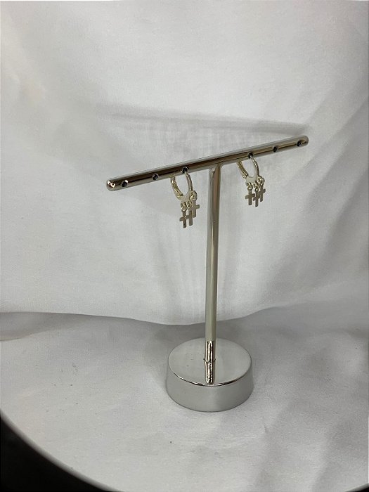 ARGOLINHA CRUZ PRATA