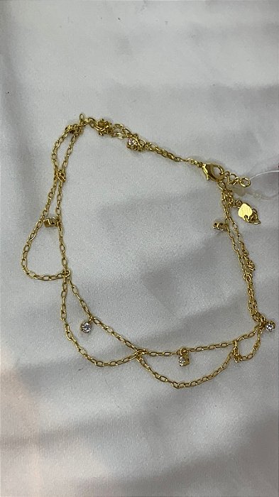 TORNOZELEIRA DOURADA