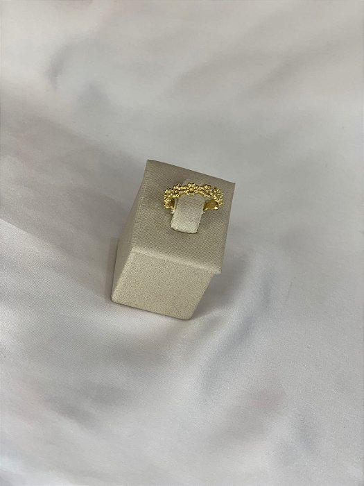 ANEL DE FLORZINHA DOURADO