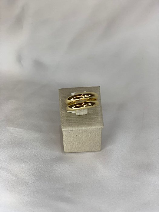 ANEL DUPLO ORGÂNICO DOURADO