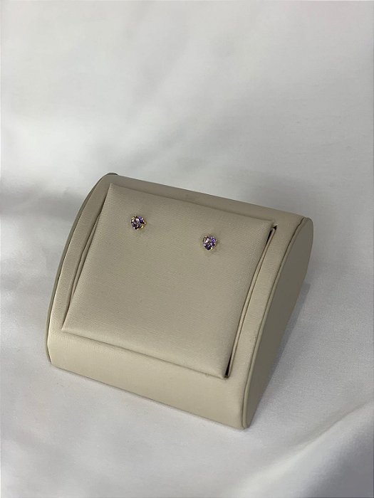 BRINCO PONTO DE LUZ DE CORAÇÃO LILÁS