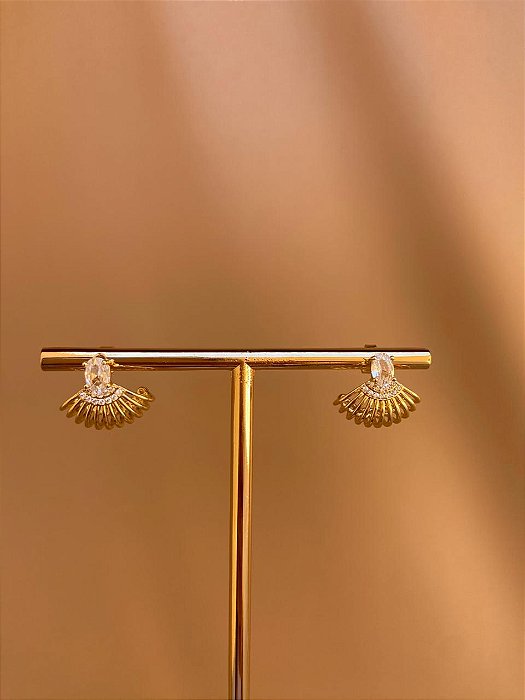 BRINCO COM ZIRCONIA OURO