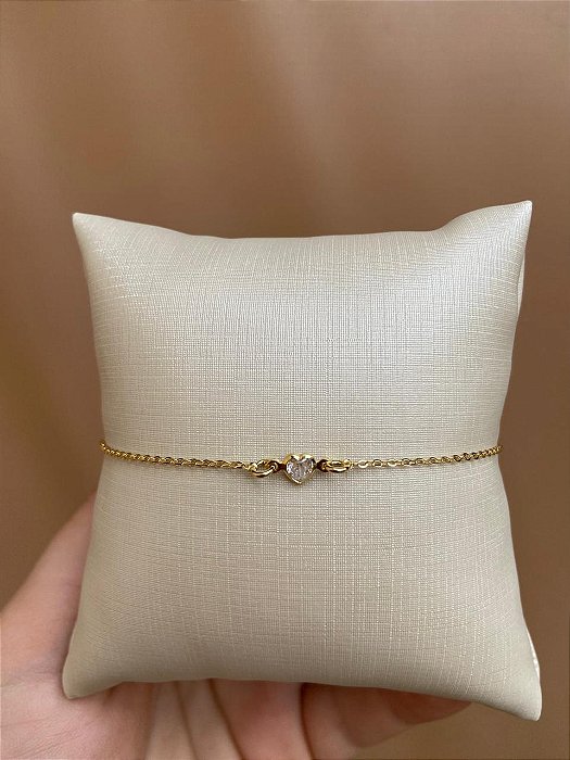 PULSEIRA CORAÇÃO COM ZIRCONIA