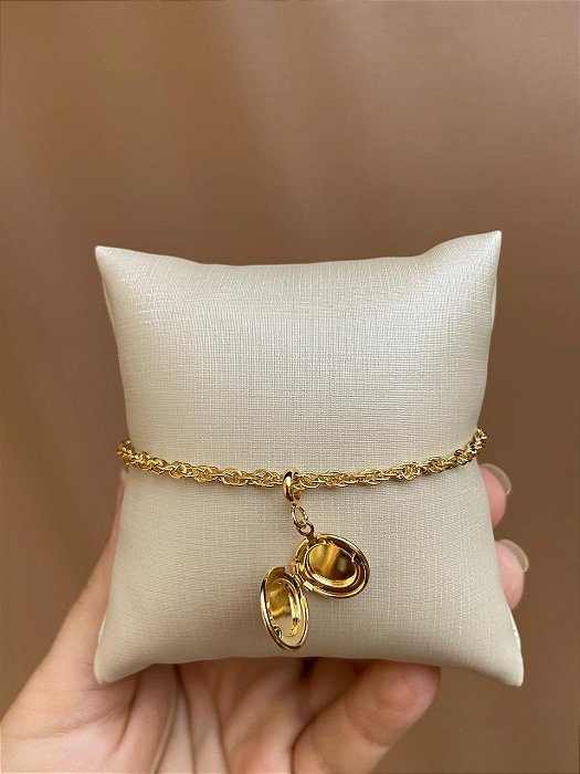 PULSEIRA RELICÁRIO LISO