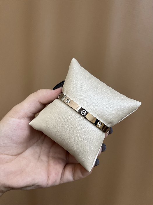 BRACELETE AÇO INOX CARTIER SILVER