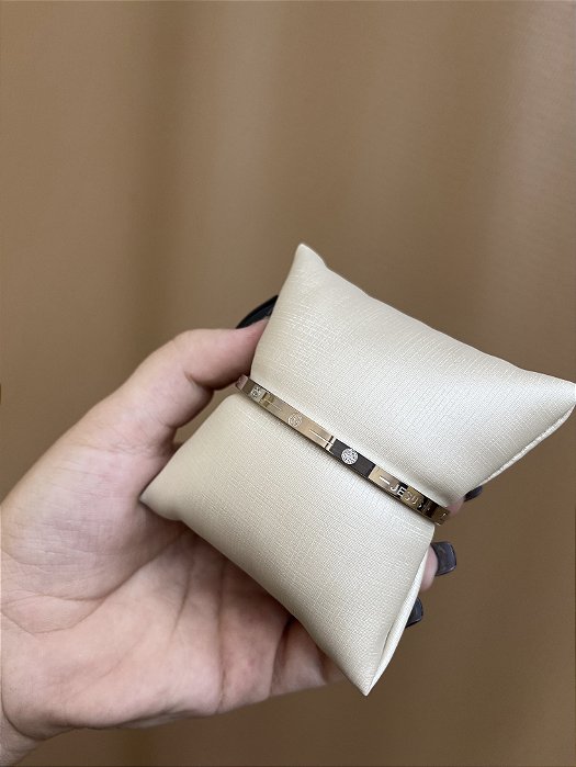 BRACELETE AÇO INOX SÃO BENTO