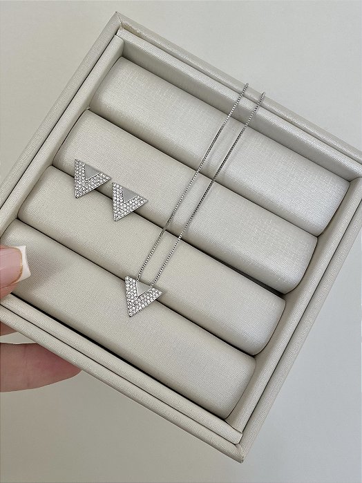 Conjunto inspiração ródio