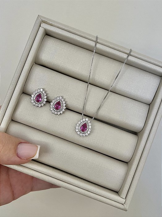 Conjunto gota crav Pink