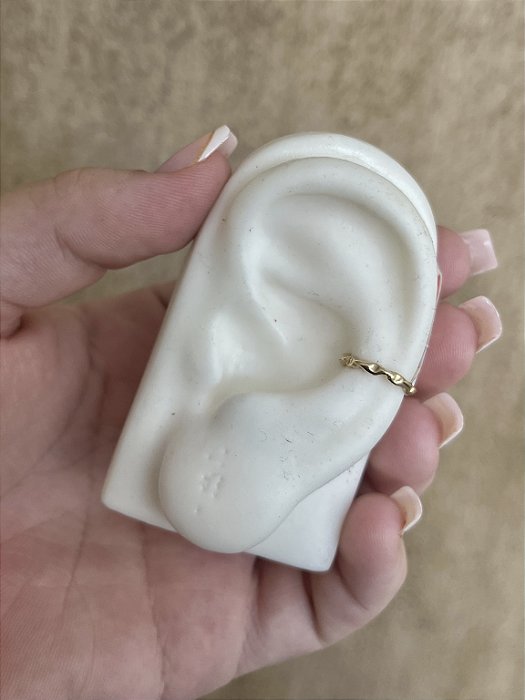 PIRCING FAKE ORGANICO DOURADO