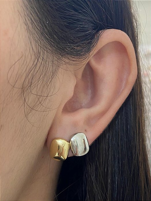 BRINCO DUO QUADRADO LISO 2 BANHOS