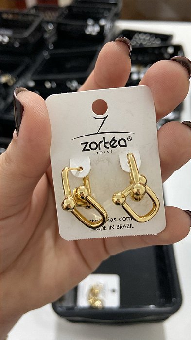 BRINCO INPIRAÇÃO TIFANNY DOURADO