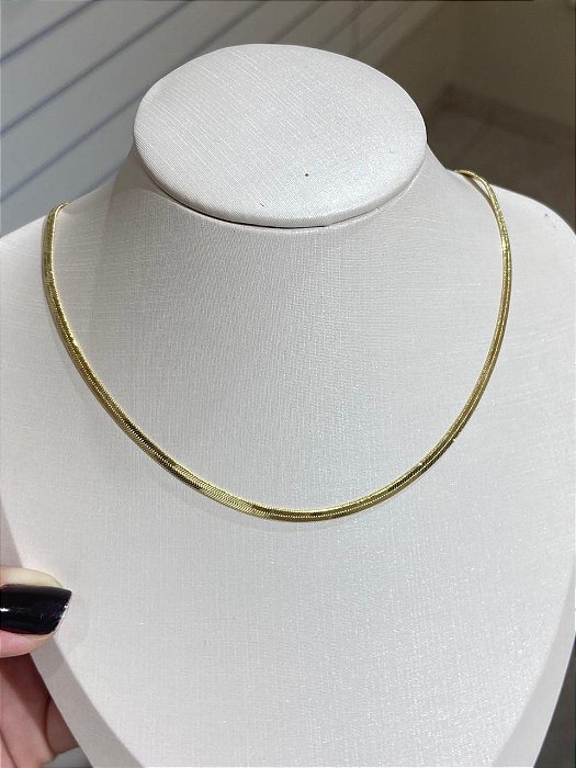 COLAR MALHA FITA 3MM 35CM