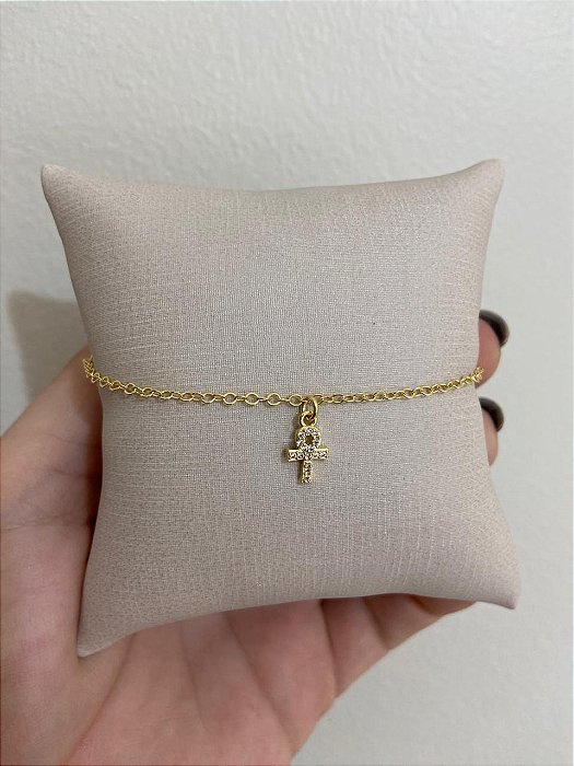 TORNOZELEIRA PINGENTE FEMININO