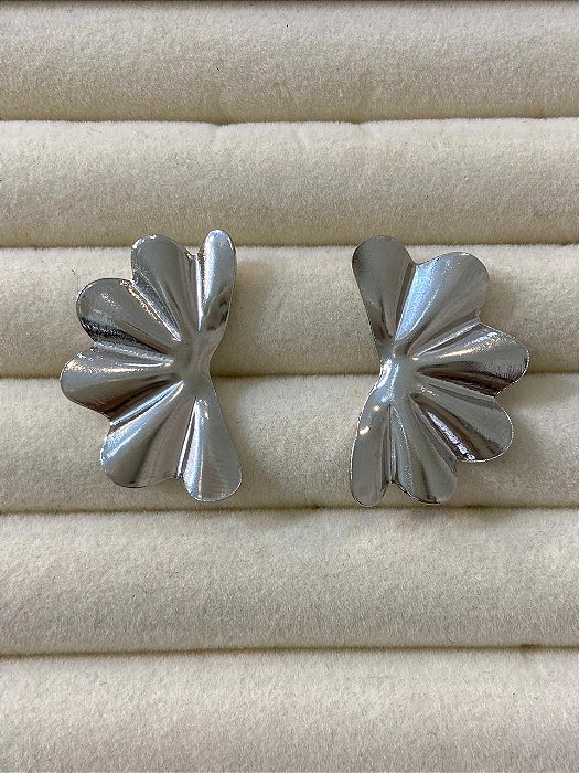 BRINCO ORGANICO MEIA FLOR AÇO