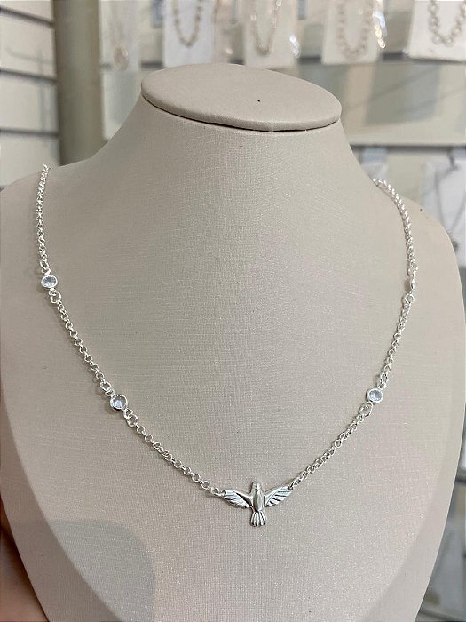 COLAR PONTOS DE LUZ E O DIVINO PRATA