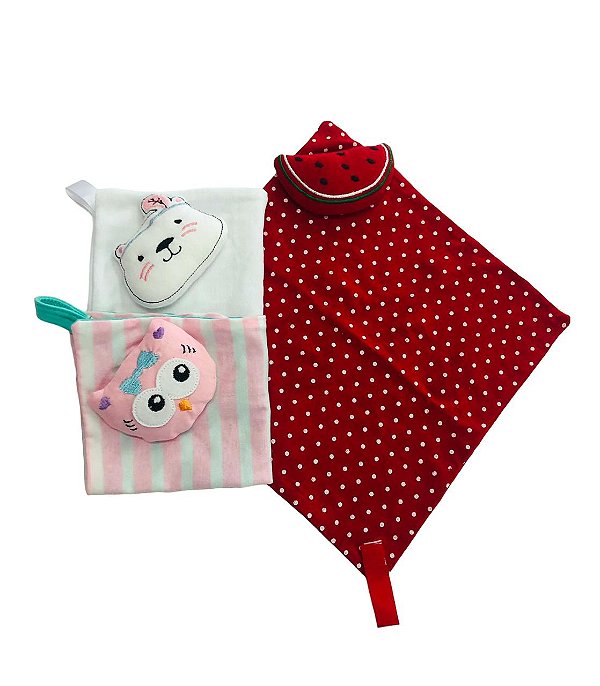 KIT C/3 NANINHAS SORTIDOS - MENINA